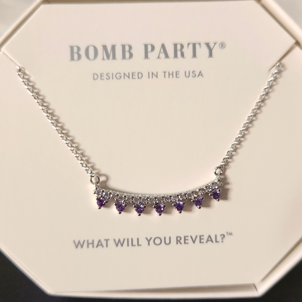 .925 Solid Sterling Silver - Bomb Party- The Lillith Necklace
